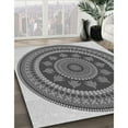thumbnail image 2 of Ahgly Company Indoor Rectangle Patterned Silver Gray Area Rugs, 5' x 8', 2 of 6