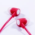 thumbnail image 2 of High Definition Sound 3.5mm Stereo Earbuds/ Headphone Compatible with OPPO Reno Z (Red) - w/ Mic + MND Stylus, 2 of 3