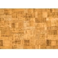 thumbnail image 1 of Ahgly Company Indoor Rectangle Patchwork Orange Transitional Area Rugs, 3' x 5', 1 of 1
