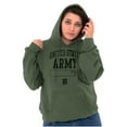 thumbnail image 3 of United States Army Star Logo 1775 Unisex Plus Fleece Graphic Hoodie Brisco Brands 3X, 3 of 5