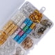thumbnail image 3 of 111 Uds. Anillos trenzados para el cabello, puños para el cabello, flor del sol, cabello de primavera, conjunto de Palma de serpiente dorada y plateada para accesorios para el cabello, 3 of 8