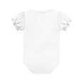 thumbnail image 6 of White Kids Girl Ruffle Sleeve Onesie | 100% Cotton Short Sleeve Bodysuit Romper with Snap Crotch | Kids Kids Clothes Sizes Newborn to 3T,Size 9-12 Months, 6 of 6