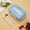 Blue, variant on Ke1Clo Barley Straw Lunch Box, 21x14x7.5cm Meal Prep Container, Microwaveable Food Storage with Stainless Steel Cutlery, Portable School Work Tiffin