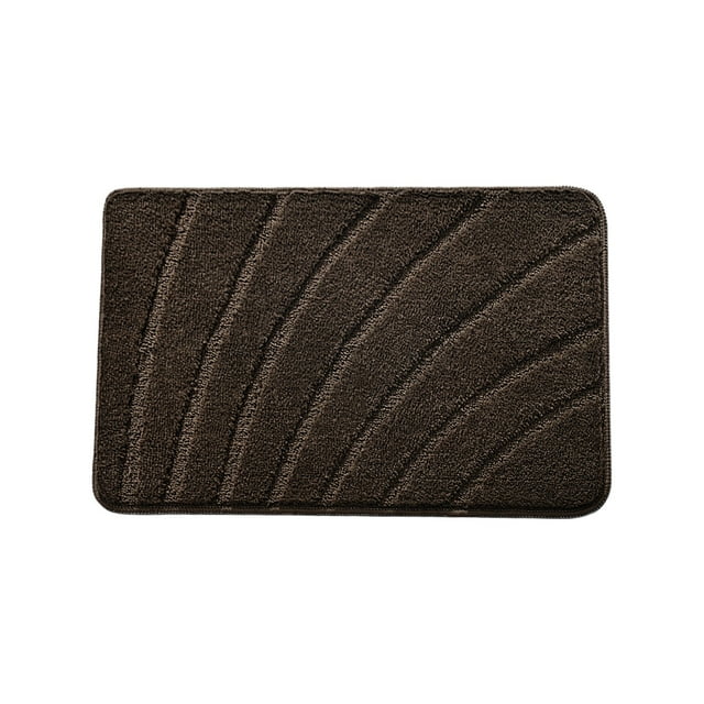 Non Slip Bathroom Mat Absorbent Floor Mat for Entrance Bedroom Carpet Soft Washable Polyester Home Use
