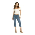thumbnail image 6 of Jordache Women'sand Women's Plus High Rise Super Skinny Capri, 6 of 6