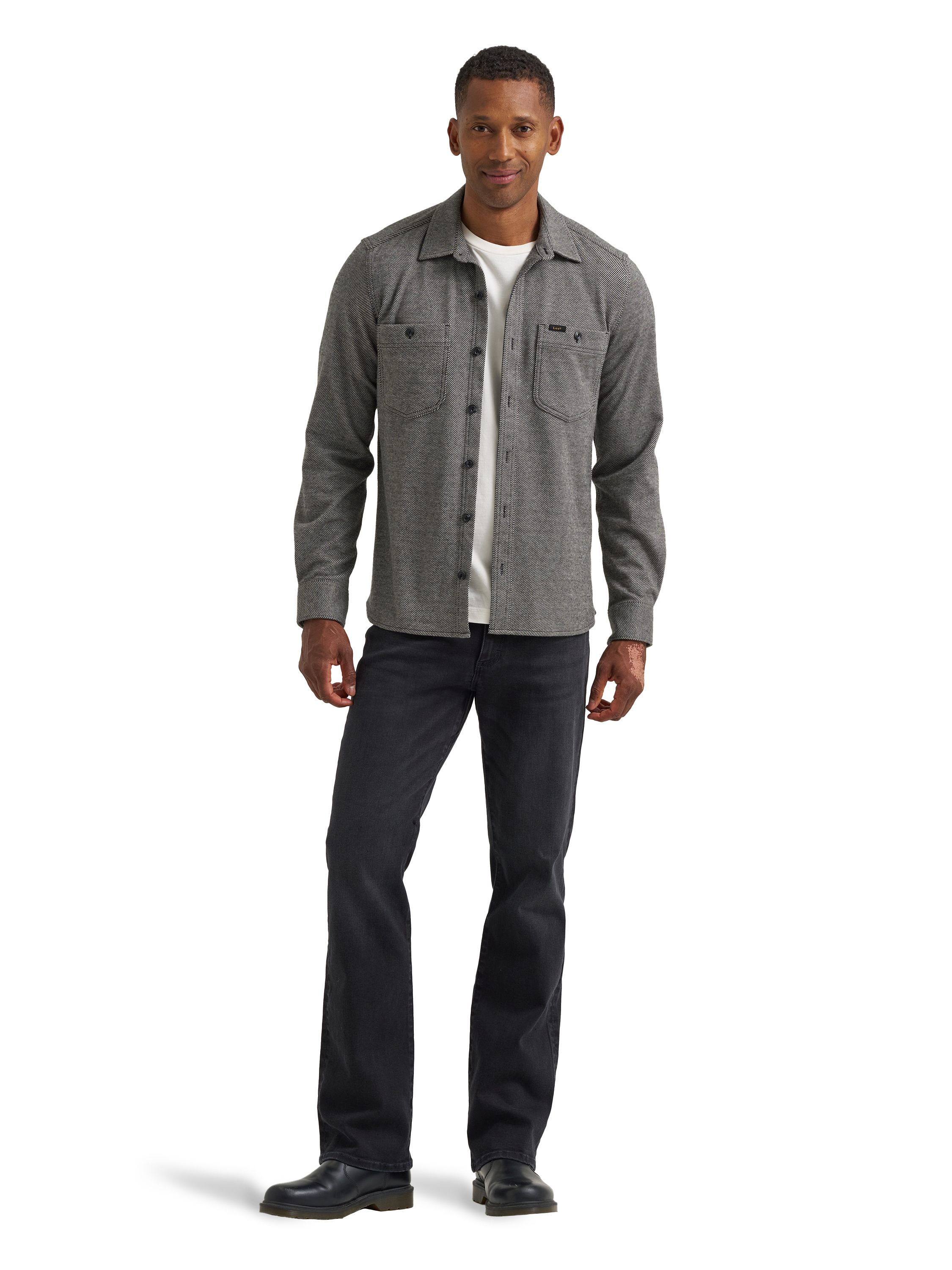 Lee® Men's Brushed Knit Shop Shirt