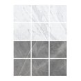 thumbnail image 4 of Baldosas FloorPops x Chris Loves Julia Bonneville, mármol gris y blanco, 30,48 x 30,48 cm, 4 of 6