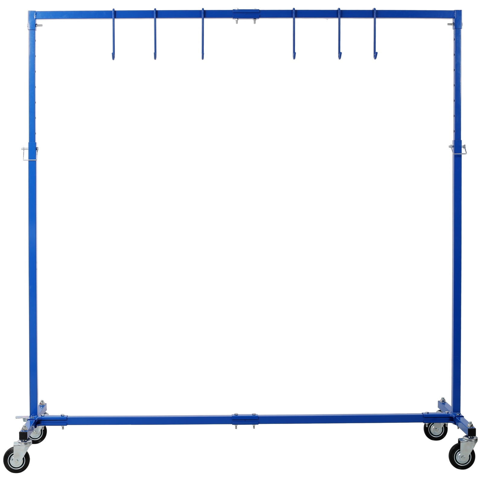 Deiokin Adjustable Paint Drying Rack, 3000 LBS Capacity Auto Body Stand with 6 Hooks & Mobile Base