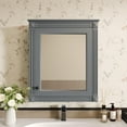 thumbnail image 3 of CQSXDA 24'' x 27'' Wall Mounted Bathroom Storage Cabinet with Mirror, Medicine Cabinet with Height Adjustable Shelf, Over the Toilet Space Saver Cabinet, 3 of 15