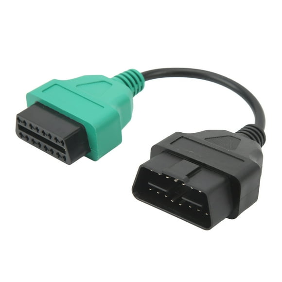 OBD2 Diagnostic Cable, ABS OBD2 Scanner Cable Anti Aging Stable Performance Durable For Car Green