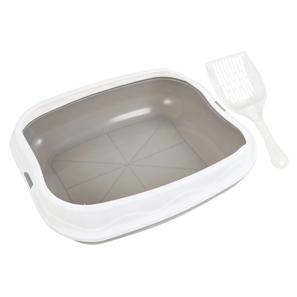 de arena para gatos semicerrada, adecuada para neutralizar olores, materiales transpirables y fácil de observar