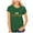 A, variant on Couple Shirt His and Hers St. Patrick's Day Short Sleeve Matching Outfit T Shirts Letter Print Plus-Size Basic Tee Top for Women