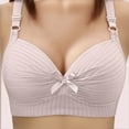 thumbnail image 2 of Dreluolixuan Wireless Bras with Support Bras Full Coverage Push Up Padded Wide Straps Bralettes Breathable Everyday Underwear, 2 of 8