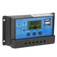 thumbnail image 4 of Intelligent PWM Solar Controller Solar Panel Regulator, Photovoltaic Solar Charge Solar Panel Controller, Office Living Room Bedroom For Home 10A, 4 of 8