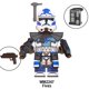 thumbnail image 1 of Clone Wars Trooper Fives Echo Dogam Tup Jesse Rex Kix Hardcase Mini Bloques De Construcción Figuras Juguetes De Regalo, 1 of 4