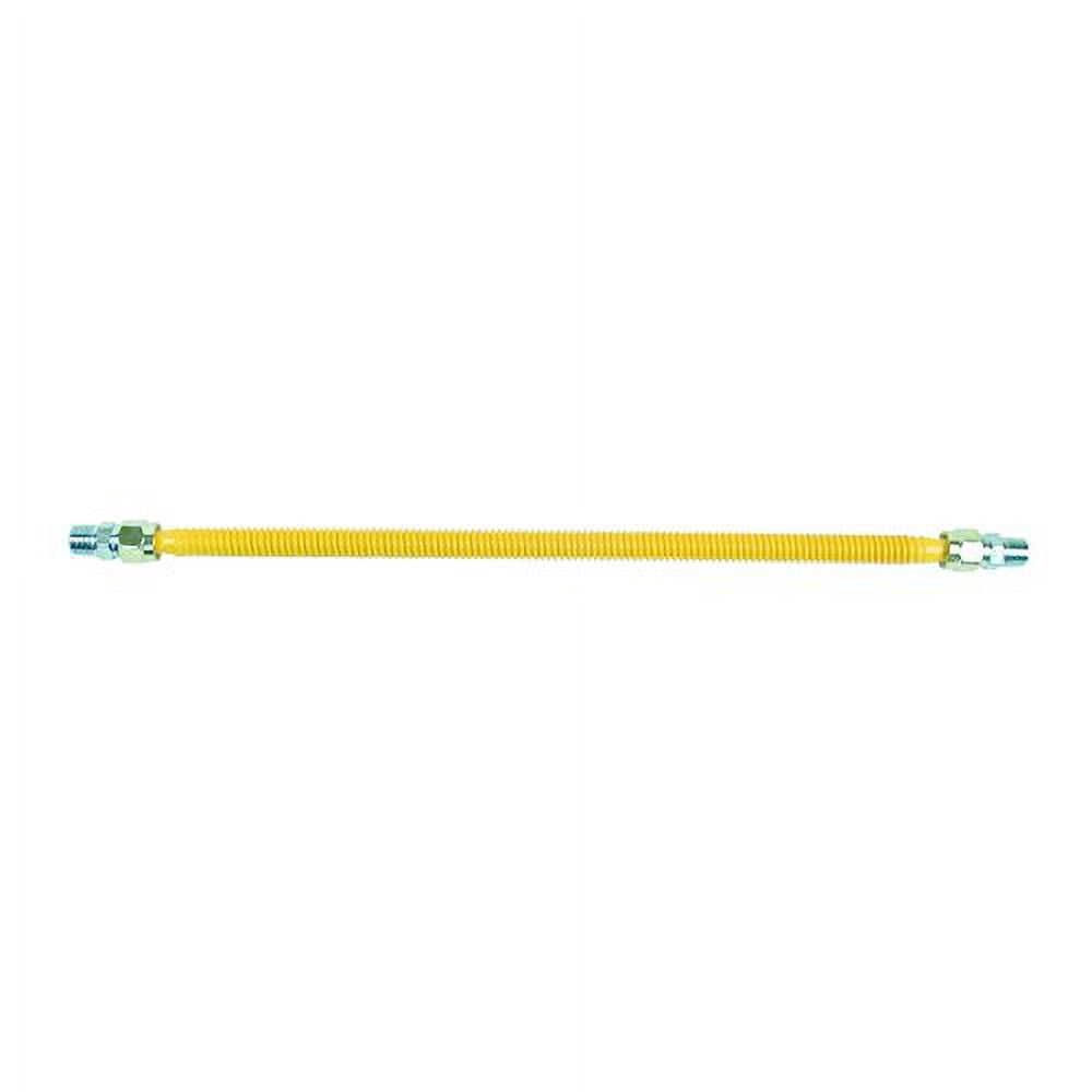 BrassCraft Gas Connector Stainless Steel - 5/8 X 24, 24 In Hose, Multicolor