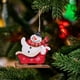 thumbnail image 5 of Adornos Navideños Ganfancp Árbol de Navidad Santa Claus Muñeco de Nieve Colgante para Decorar Árboles de Navidad, 5 of 7