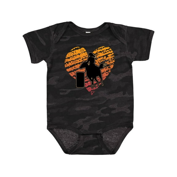 Inktastic Barrel Racing Rodeo Cowgirl Girls Baby Bodysuit