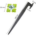 thumbnail image 3 of Nozzle/Sprinkler 3 Pcs Cross Atomized Nozzle with Support Rod Greenhouse Irrigation Sprinkler Mist Nozzle Agriculture Tools Sprinkler Exquisite Workmanship, Practical and Durable (Color : Green), 3 of 7