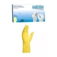 thumbnail image 3 of Guantes descartables Ambiderm Plus color amarillo talle M de látex con polvo x 100 unidades, 3 of 5
