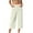 ZA-Khaki-flash deals of the day, variant on Frostluinai Capri Pants for Women Wide Leg Yoga Dress Capris with Pockets High Waist Solid Straight Leg Pants Loose Casual Work Crop Pants