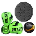 thumbnail image 3 of Smart Boxing Machine Exercise Equipment Durable Musical Boxing Machine Wall Mount Music Boxing Pads for Practise Speed Response Coordination Green Color Child, 3 of 10