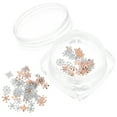 thumbnail image 3 of EeaseMX 2 cajas de purpurina para uñas, lentejuelas, copos de nieve, purpurina gruesa para uñas navideñas, 3 of 7