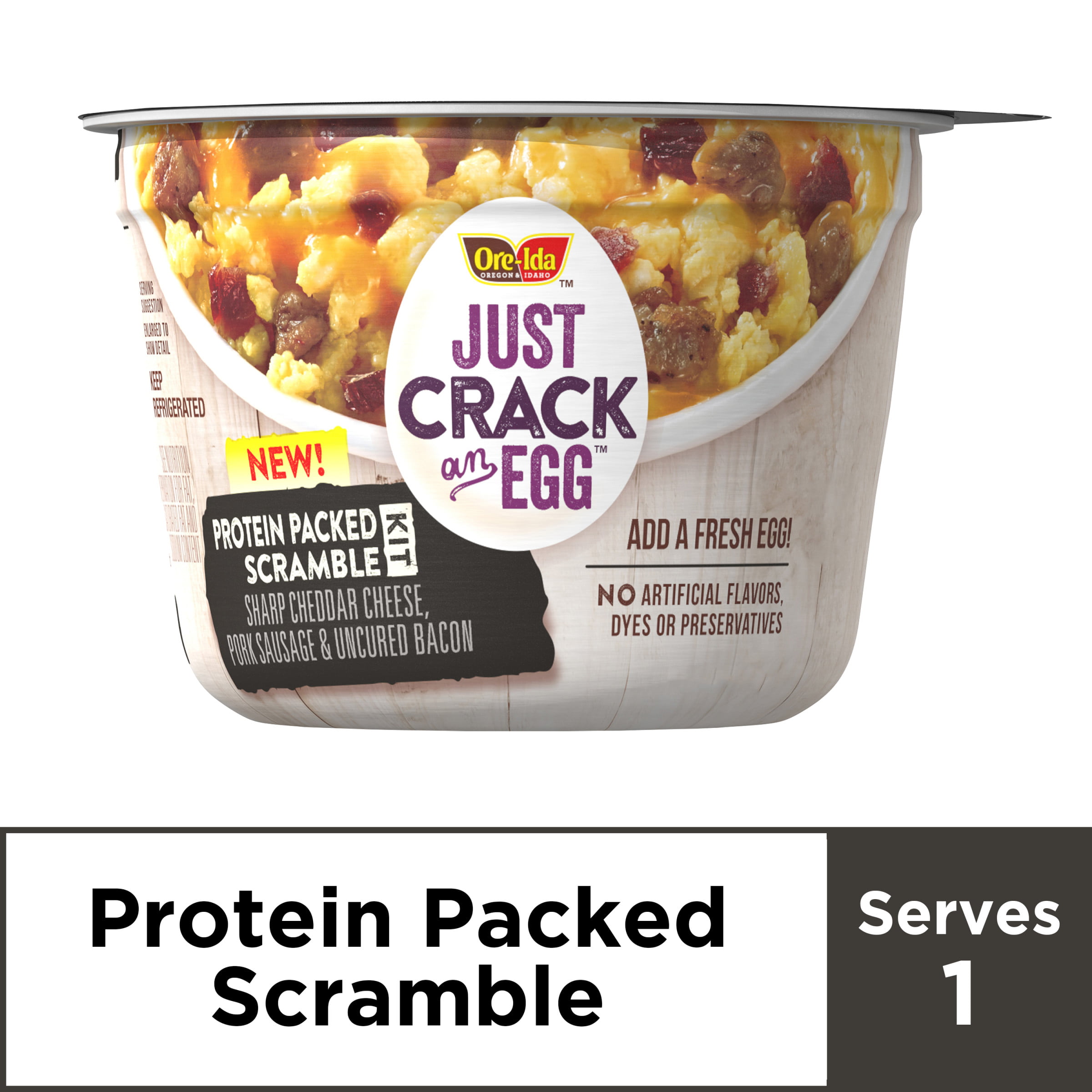 Ore Ida Just Crack An Egg Protein Packed Scramble Kit Breakfast Bowls