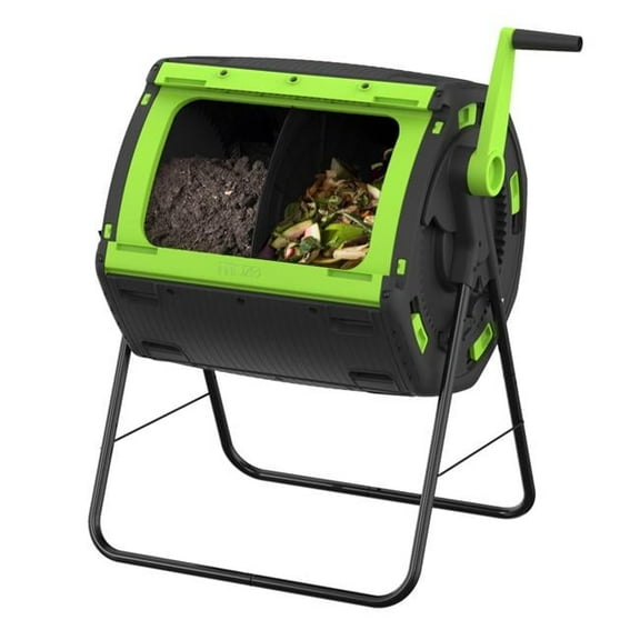 RSI- 48 Gallon Geared Two Compartment Compost Tumbler