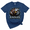 Indigo Blue, variant on Eagles Football T-Shirt Graphic Tee Unisex Cotton Sports Fan Shirt Eagle Head Football Design Casual Crew Neck Tee