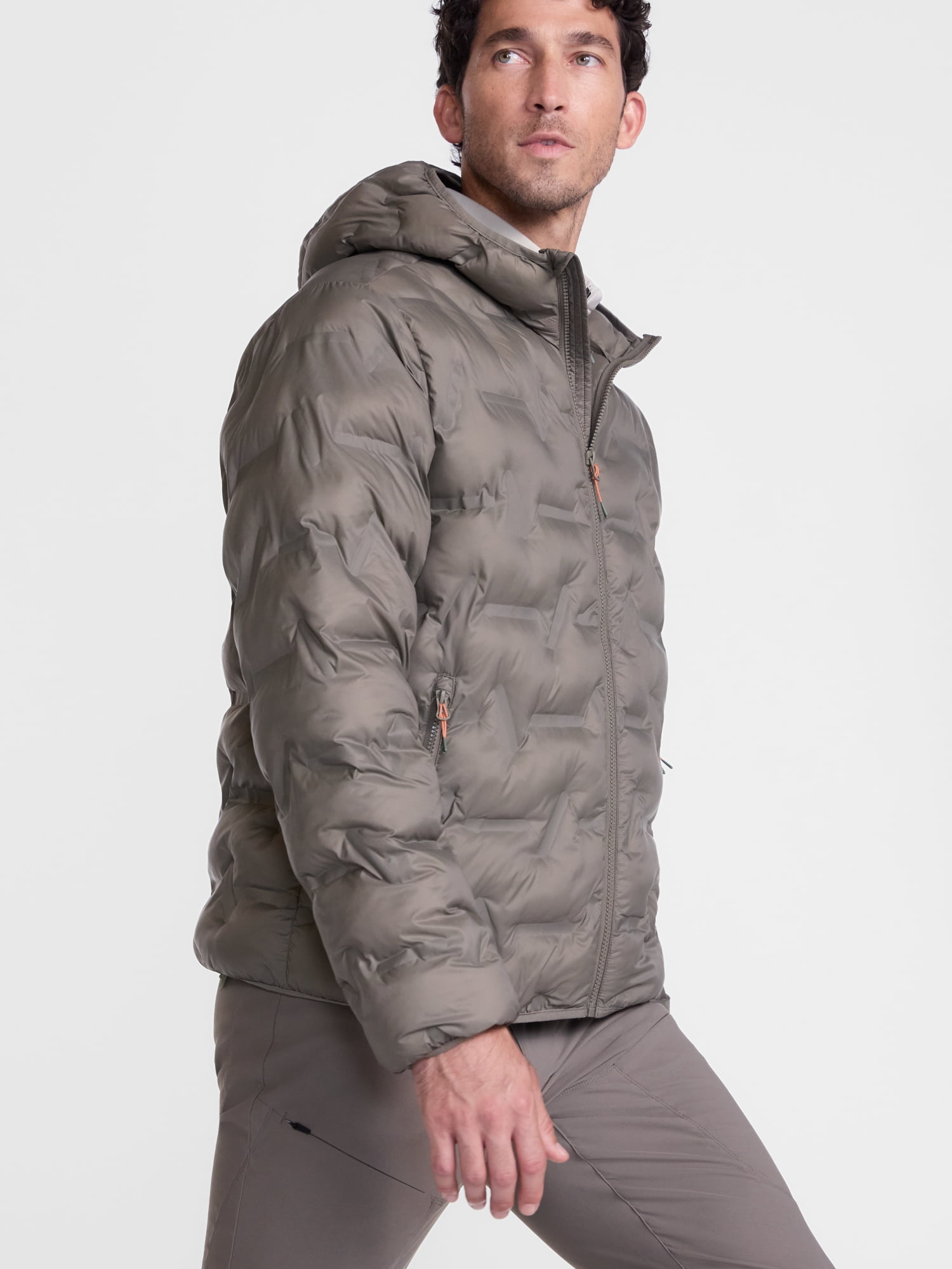 Ozark Trail Men's and Big Men's Midweight Puffer Jacket, Sizes S-3XL