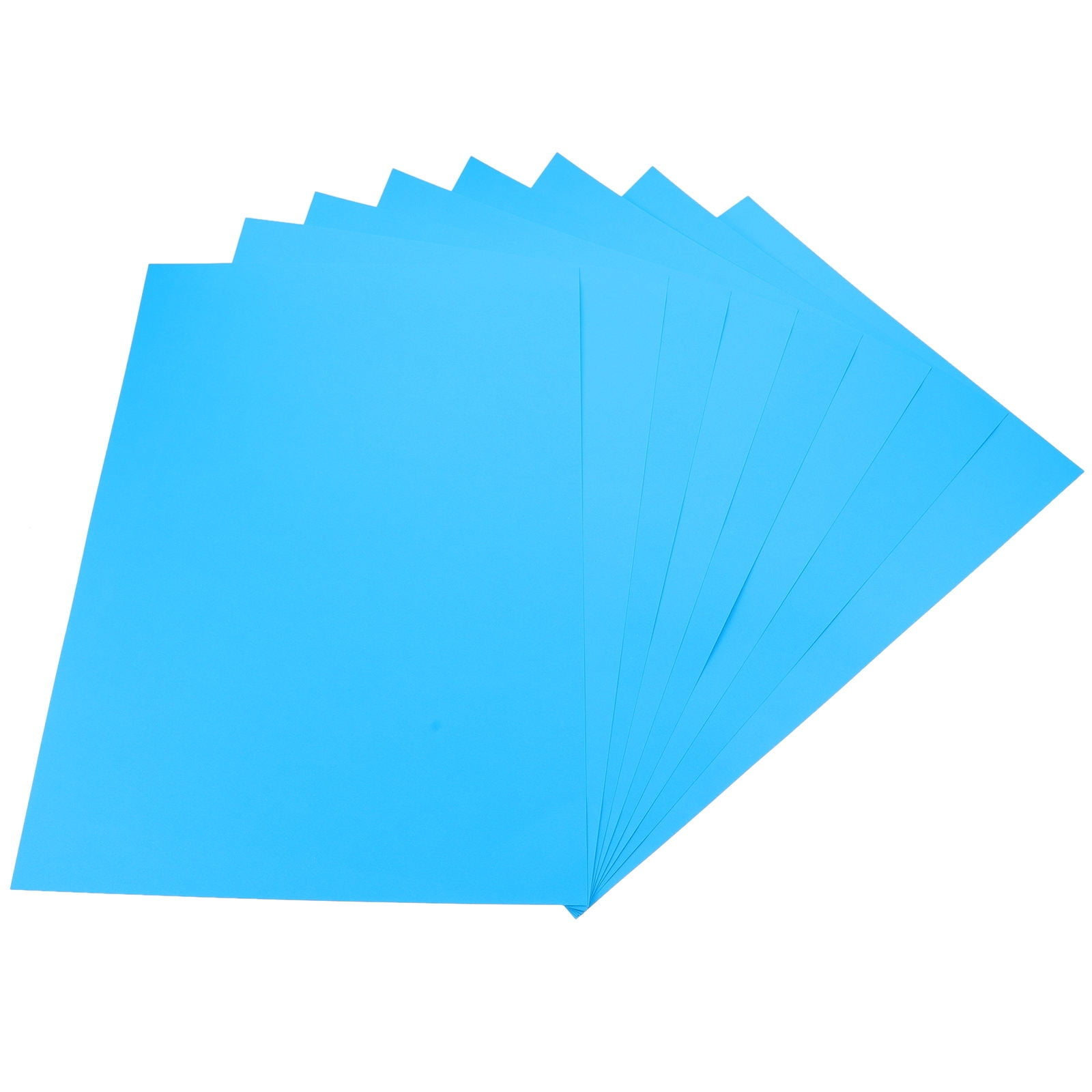 WHAMVOX  50 Sheets Color Cardboard Painting Paper Drawing Student Child Blue