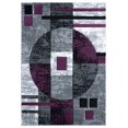 thumbnail image 3 of United Weavers Drachma Attica Modern Abstract Accent Rug, Plum, 2'7" x 4'2", 3 of 5