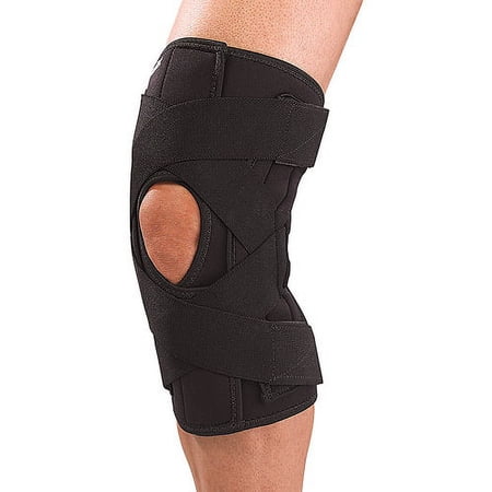 Wraparound Knee Brace Deluxe, Black, Small