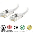 thumbnail image 1 of Huetron™ Cat 5e Ethernet Snagless RJ45 Patch Computer LAN Network Cord Cable (5 ft/WHITE)), 1 of 6