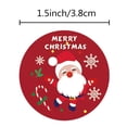 thumbnail image 2 of 1000pcs 1.5" Round Christmas Stickers, 8 Merry Christmas Designs for Envelope Seals, Christmas Labels, Christmas Decor Stickers, Gift Cards, 2 of 5