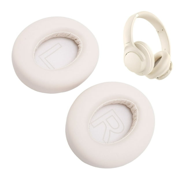 Almohadillas De Reemplazo Para Life Q20/Q20 BT/Q20+/ Auriculares, Cojines De Almohadillas Con Cuero Proteico Más Suave, Espuma De Aislamiento De Ruido