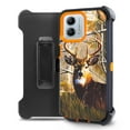 thumbnail image 3 of For Motorola Moto G STYLUS 5G 2023 Heavy Duty Rugged Shockproof Full Body Protection 360 Swivel Kicktand Holster Belt Clip And Built in Screen Protector Phone Cover Case - Deer, 3 of 8