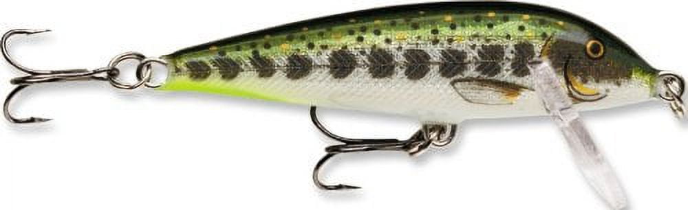 (2 pack) Rapala Countdown Minnow 07 Fishing Lure 2.75" 1/4oz Olive Green Muddler