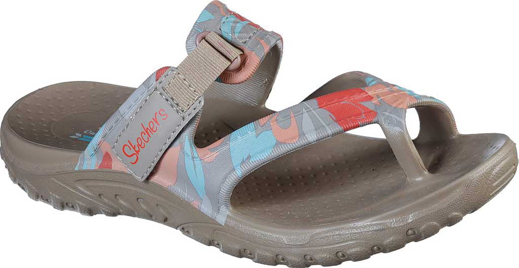 skechers silver sandals
