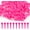 Pink, variant on Golf Tees Plastic Unbreakable 1 1/2 Inch Value 50/100 Pack, Stable Short Tees with Side Spin Design for Less Friction & Par 3 Holes, Easy to Find for Driving Range