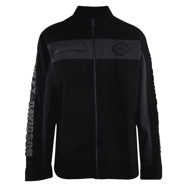 HD Branded Men's Jacket Copper Block Canvas Semi Mock Neck (S03)