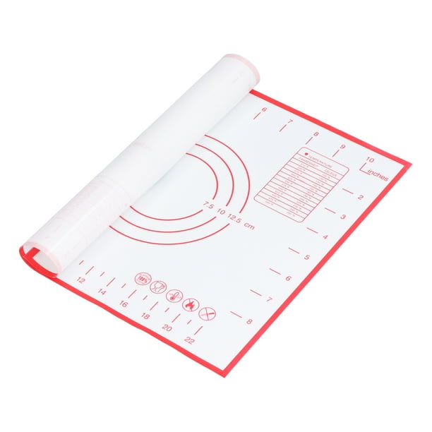 Estera para Masa Antideslizante de Silicona para Hornear con Escala Estera para Hornear Resistente Al Calor para Cocina Casera ANGGREK Otros