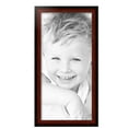 thumbnail image 2 of ArtToFrames 13" x 27" Honors Mahogany with Black Picture Frame, 13x27 inch Brown Wood Poster Frame (WOM-5154), 2 of 7