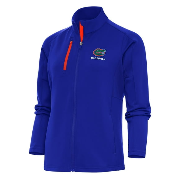Women's Antigua Royal Florida Gators Baseball Generation Full-Zip Jacket