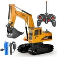 thumbnail image 2 of Godderr Toddler Toy Car Kids Remote Control Excavator Toys Rechargeable Engineering Sand Digger Construction Car Toys for Boys and Girls 3-9 Years Old, 2 of 6