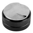 thumbnail image 1 of Prensa de café inteligente de acero inoxidable antideslizante, diámetro de 58mm con tres pendientes en ángulo, color negro, 1 of 14