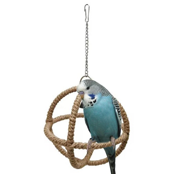 Juguetes para loros AIXING, juguetes para pájaros, columpios con campana, jaulas, juguetes para masticar para periquitos, cacatúas, cotorras, pinzones, periquitos pequeños, llamativos