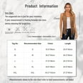 thumbnail image 5 of TiaoBug Womens Cowgirl Sleeveless Fringe Waistcoat Jacket Cowboy Tassel Vest Tank Tops Red S, 5 of 5