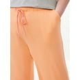 thumbnail image 4 of Joyspun Women's Cropped Knit Sleep Pants, Sizes S to 3X, 4 of 5